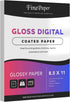 Double-Sided Gloss Digital C2S Paper Perfect for Color Laser Printing, Design Proposals,