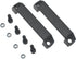 FDXGYH 2pcs Aluminium Alloy Handle Black Rectangular Pull Handle, 120mm Industrial Cabinet Hardware