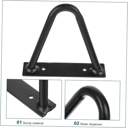 4pcs DOITOOL Metal Hairpin Table Legs Durable and Easy to Install Furniture Legs for Coffee Tables Desks and Tv Stands