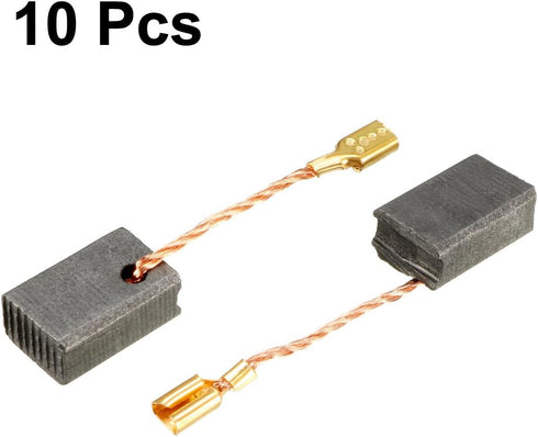 uxcell Carbon Brushes for Electric Motor, 14mmx9mmx6mm, Power Tool Replacement Repair Part 10pcs