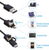 Ihong Endoscope, Android OTG 1.5M Waterproof Snake HD Video Borescope with USB Type-C, 6 LED Lights Security Cable