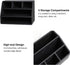 PU Leather Desk Organizer, Luxury Remote Control Holder for Home, Office Desk Accessories Table Caddy Bedside