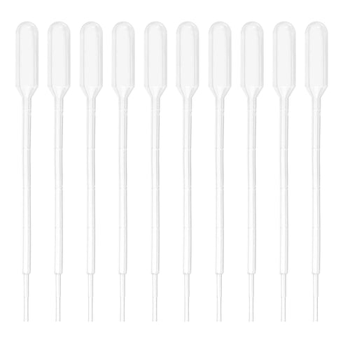 PATIKIL Disposable Transfer Pipettes, 200 Pcs 1ml LDPE Plastic Pipette for Lab Liquid Transfer, Clear