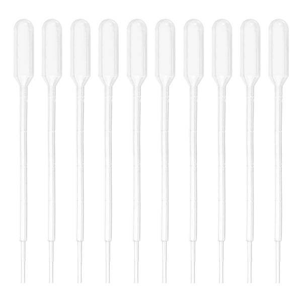 PATIKIL Disposable Transfer Pipettes, 200 Pcs 1ml LDPE Plastic Pipette for Lab Liquid Transfer, Clear