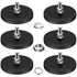 DIYMAG 6Pcs Rubber Coated Magnets, Adhesive Power 30LBS Anti-Scratch Neodymium Large Magnet