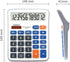 Desktop Calculator, Extra Large 5-Inch Clear LCD Display, 12-Digit Big Number Button, Auto Sleep Function