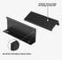 Edge Pull Finger Pull Handle - LS7030BK96 Black Cabinet Finger Pulls, 5 Pack