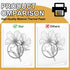 8 8.5 11 A285M/ PD-A4/ M08F- Rolls Thermal Paper x White for Thermal Printer, Rolls for Letter Portable Printers