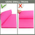 Bright Colors Sticky Notes 3x3, 4 Pads 100 Sheets/Pad Self-Stick Notes