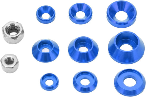 HERCHR Aluminum Alloy Cone Cup Head Screw Gasket Washer, Counterbore Washers, Gaskets, Cup Shim, Conical Washer