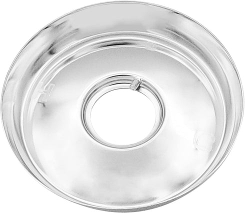 Large Shower Flange, 4-1/2 inch Outside Diameter, Polished Chrome Finish Replacement for Mixet Shower
