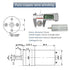 Set 6-12V High Torque Double-Shaft DC Motor - Gear Motor for DIY Projects