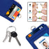 Badge Holder with Zipper - Life-Mate PU Leather ID Card Holder Wallet with 5 Card Slots and Zipper Pocket