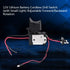 Electric Drill Switch, 7.2 V - 24 V Cordless Lithium Battery Power Tool Speed Control Trigger Switch with Light, Black