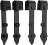 uxcell 4Pcs Sliding Barn Door Hardware Hanger, Mini Sliding Door Hardware for
