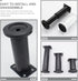 4pcs 12-18cm Zerodeko Adjustable Furniture Legs Cabinet Sofa Bed Frame Support Feet Extendable Replacement Table Legs