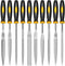 10 Pieces Mini Handheld Diamond Needle File, Various Shape Raft Needle Rasper Metal Cutting Tool Glass Agate Jewelry