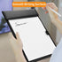 KINGFOM PU Leather Hardboard Clipboard, Magnetic Clip A4 Letter Size with Pen Holder for Nurses, Students, Teacher