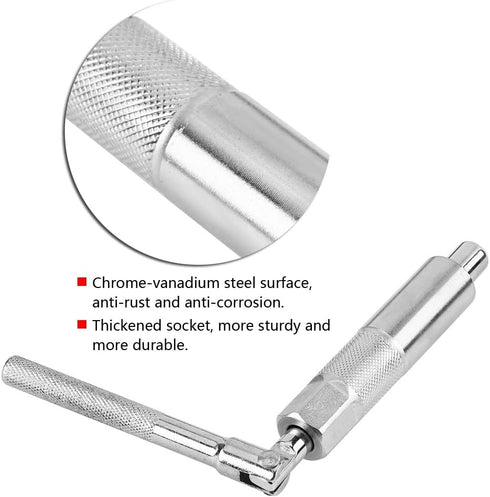 Universal Rear Wrench, Shock Absorber Hex Socket Wrench Removal Tool Set for Speed Reduction