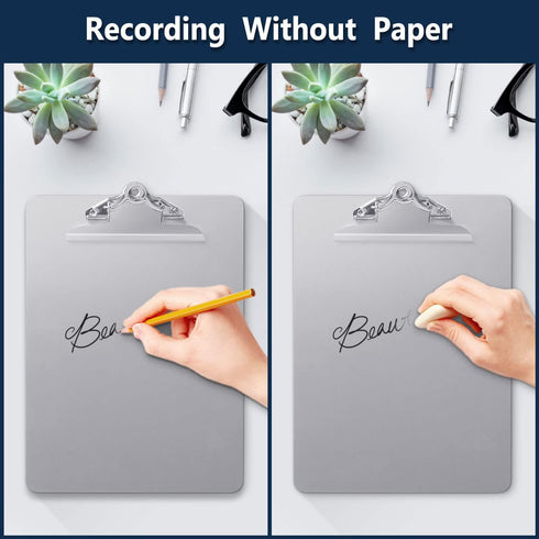 Metal Clipboard, 20% Sturdier Aluminum Contractor Clipboard with High Capacity Clip for A4 Size Sheets