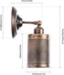 1-Light, Bulb) Wall Sconce Industrial Vintage MOONKIST Rustic Fixtures Edison Style Wall Light LED Retro Metal Single