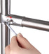 6 Sets of Panel T Clamps - Fine Pipe Connector Clamps for "T" Clamps into Pipe Fence Reinforcement