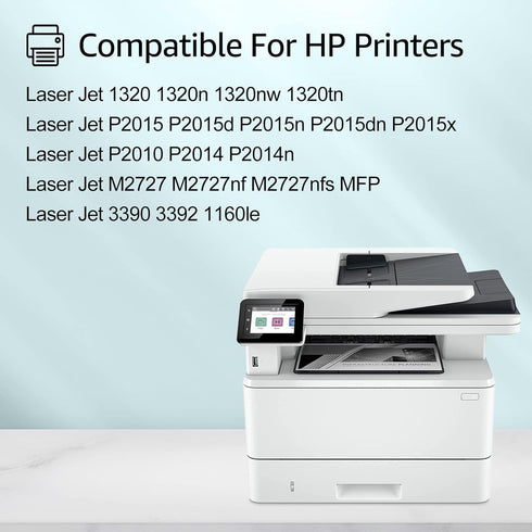 Renewable Toner 49A Compatible Replacement for HP Q5949A, Laserjet 1160 1320 1320N 1320T 1320TN 1320NW 3390 3392 Office