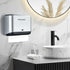 200 Wall Mount Paper Towel Dispenser, Multifold Hand Towel Dispenser with Smart Lock, Adhesive No-Drill or Screw