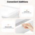 YUASDUU 4-Tier Desk Organizer with Drawers, Assemble Desktop File Organizer Desk Drawer Organizer Plastic Stationary