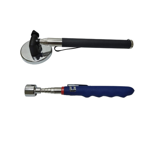 Telescopic Magnetic Pickup with 20 lbs Suction Force for Small and Large Objects, Magnetic Sweeper