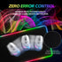 RGB Gaming Mouse Pad, Large 31.5X11.8 in Desk Mat with 13 Colors LED Light, Non-Slip Rubber Base with Waterproof Coating