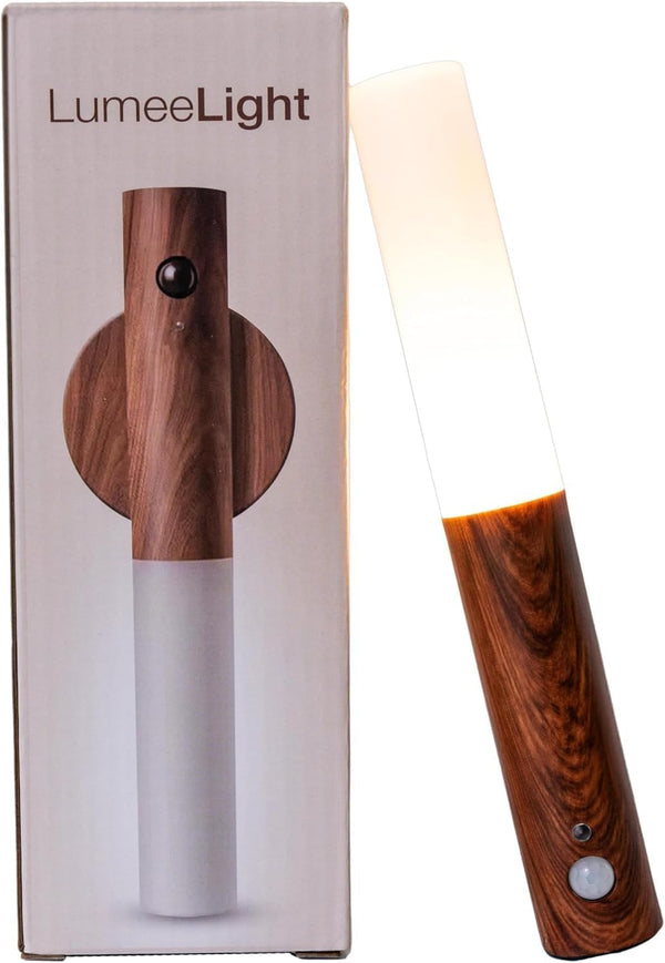 LumeeLight Motion Sensor Night Lights, Magnet Body Hallway Rechargeable LED Wireless Wall Sconces,