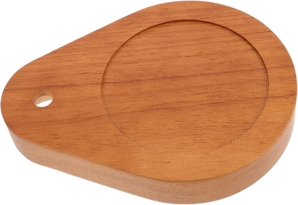 Cabilock Natural Solid Wood Drop-shaped Lamp Base for Desk Light Elegant Nightstand