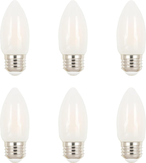 Westinghouse 5318020 6.5 Watt (100 Watt Equivalent) B11 Dimmable Frosted Filament LED