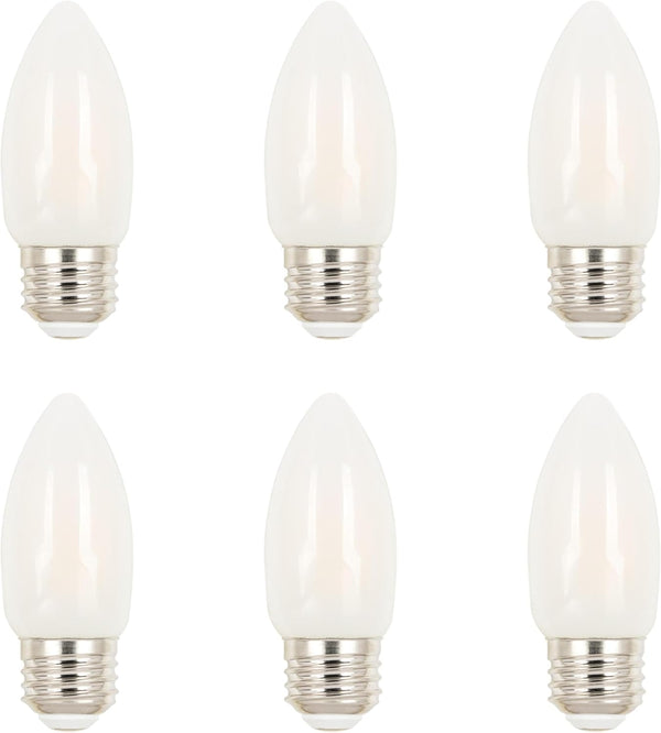 Westinghouse 5318020 6.5 Watt (100 Watt Equivalent) B11 Dimmable Frosted Filament LED