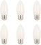 Westinghouse 5318020 6.5 Watt (100 Watt Equivalent) B11 Dimmable Frosted Filament LED