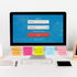 HappyHapi 36-Pads Sticky Notes, 3x3 in, 80 Sheets/Pad, 8 Bright Colors, Bulk Vibrant Sticky Notes, 2880 Sheets Total