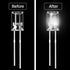 Mudder 60 Pcs LED 5mm Outdoor String Lights Replacement Bulbs, Energy Efficient Connectable Light Set for Patio