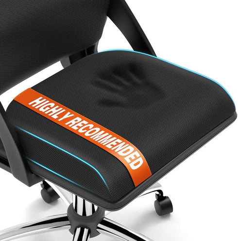 TranquilRelax Large Seat Cushion, Memory Foam Cushion for Long Sitting Hours on Office