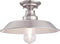 Westinghouse 6370200 Iron Hill 12-Inch, One-Light Indoor Semi Flush Mount Ceiling Light,