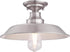 Westinghouse 6370200 Iron Hill 12-Inch, One-Light Indoor Semi Flush Mount Ceiling Light,