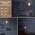 3 Pack Hortsun Himalayan Salt Lamp Night Light Crystal Night Light Lamp Plug in Rotatable Wall Purifier Made of Natural