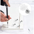 50pcs Plastic Fixing Brackets with Self-Tapping Screws for Drawer Corner for Furniture Repair and Projects Ample Supply