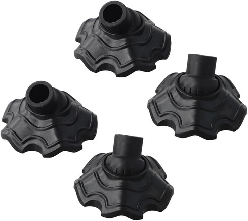 Lioaeust 4 Pack 13Mm 15Mm 16Mm Diameter(16mm) Camping Chair Leg Foot Pads, Anti-Sink Protection Mats Non-Slip Ground