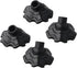 Lioaeust 4 Pack 13Mm 15Mm 16Mm Diameter(16mm) Camping Chair Leg Foot Pads, Anti-Sink Protection Mats Non-Slip Ground