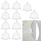 QfwdfcTrenz Lamp Shade Adapter Ring, 6Pcs White Lamp Shade Adapter E27 to 3/7"