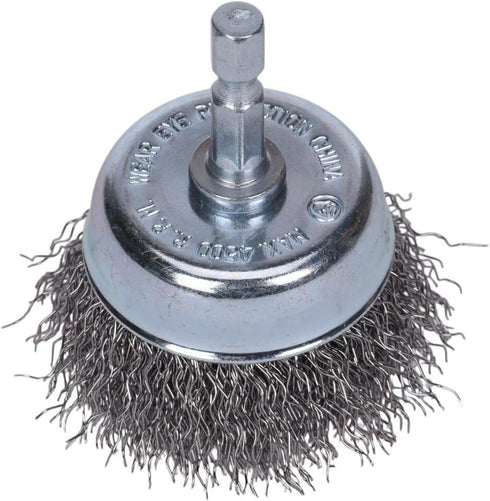 Century Drill & Tool 76211 Coarse Crimped Cup Wire Brush, 1-3/4"