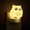 L LOHAS LED Owl Night Light for Kids, 3D Owl Night Light