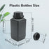 Heyiarbeit 5pcs Plastic Lab Chemical Reagent Bottle 1000ml/34oz Wide Mouth Sample Sealing Liquid Storage Container Black Cap by Heyiarbeit
