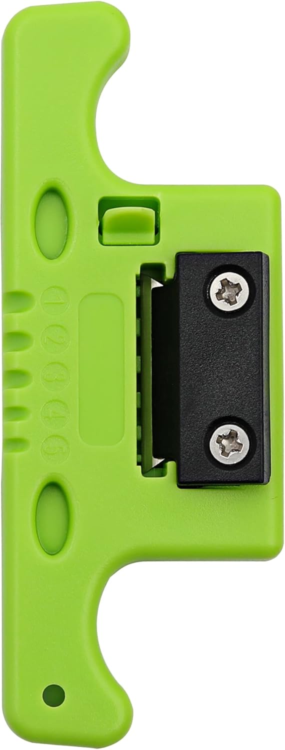 Fiber Optical Cable Stripping Tool, Loose Tube Buffer Mid-Span Access Tool, 1.9mm~3.3mm Stripper Green